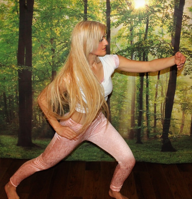 Tai Chi instructor practicing movements